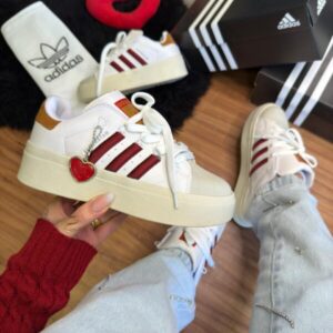 Super Star Bonega Branco Vermelho
