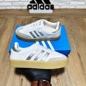 AD Samba Plataforma Branco Prateado
