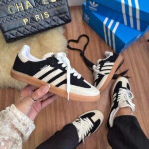 AD Samba Sintético Preto Off White
