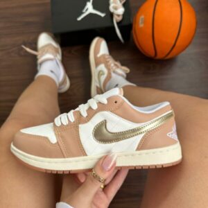 Jordan Low Branco Nude