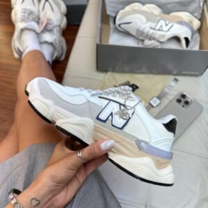 New Balance 9060 Refletivel Branco Bege