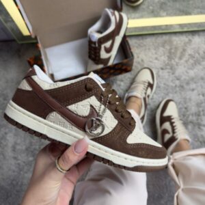 Dunk X Louis Vuitton Branco Marrom