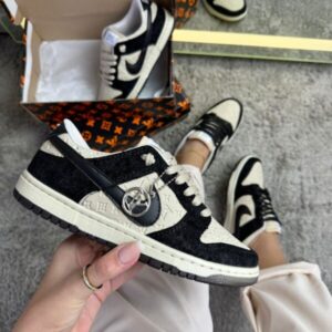 Dunk X Louis Vuitton Branco Preto